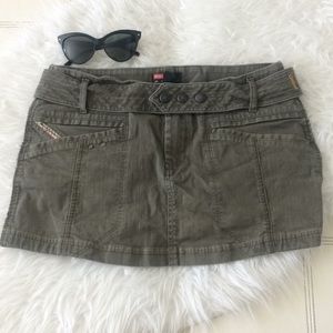 Diesel green skirt